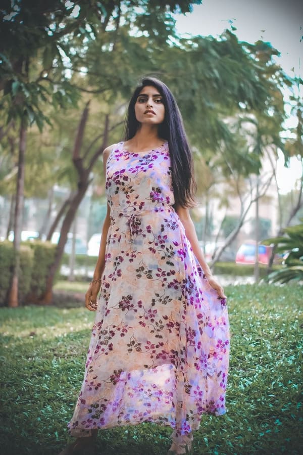 Vestido Longo Floral